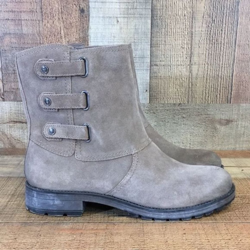 Naturalizer Tan Leather Tyner Bootie Womens 9‎ M Comfort Ankle Boots